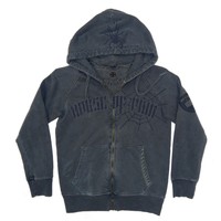 House Of Pain Arachnid Zip Hoodie Gym - Charcoal House Of Pain Arachnid Zip Hoodie Gym - Charcoal