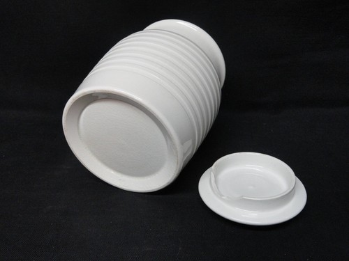 Edwardian White Banded Kitchen Storage Jar ~ Sago ~ c 1920 - Picture 5 of 5