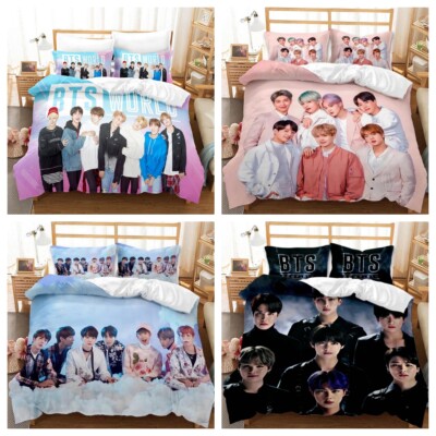 Bedroom BTS Duvet Cover Quilt Cover Girls Bedding Sets
