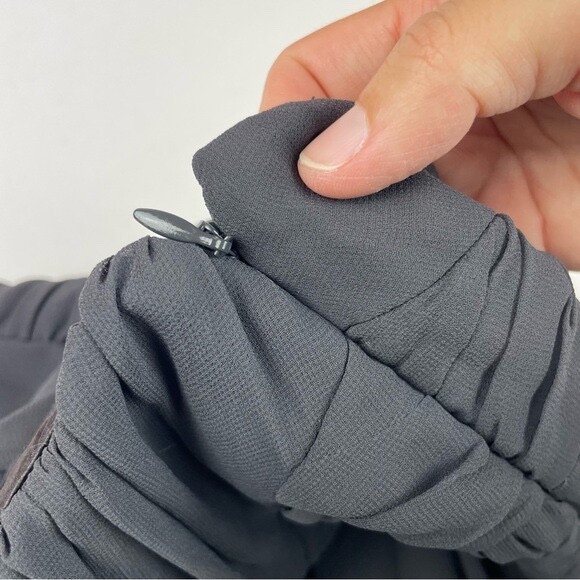 Express Solid Black Gray Sweetheart Mini Dress Wo… - image 4