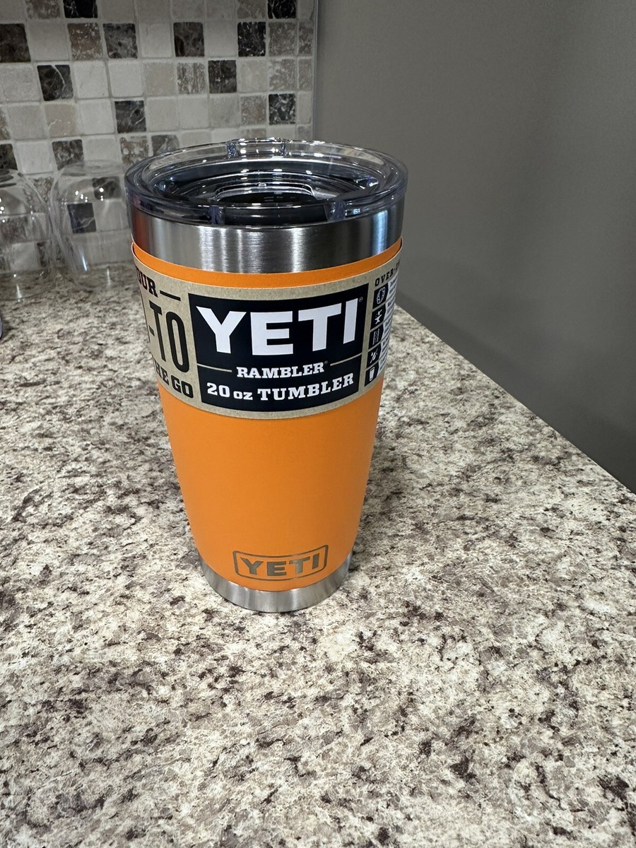 YETI イエティ ランブラー 20oz タンブラー マグスライダー蓋 キングクラブオレンジ 保冷 保温 水筒 591ml  Rambler 20oz Tumbler MagSlider KING CRAB ORANGE YETI Rambler 20oz Tumbler King Crab Orange With MagSlider Lid