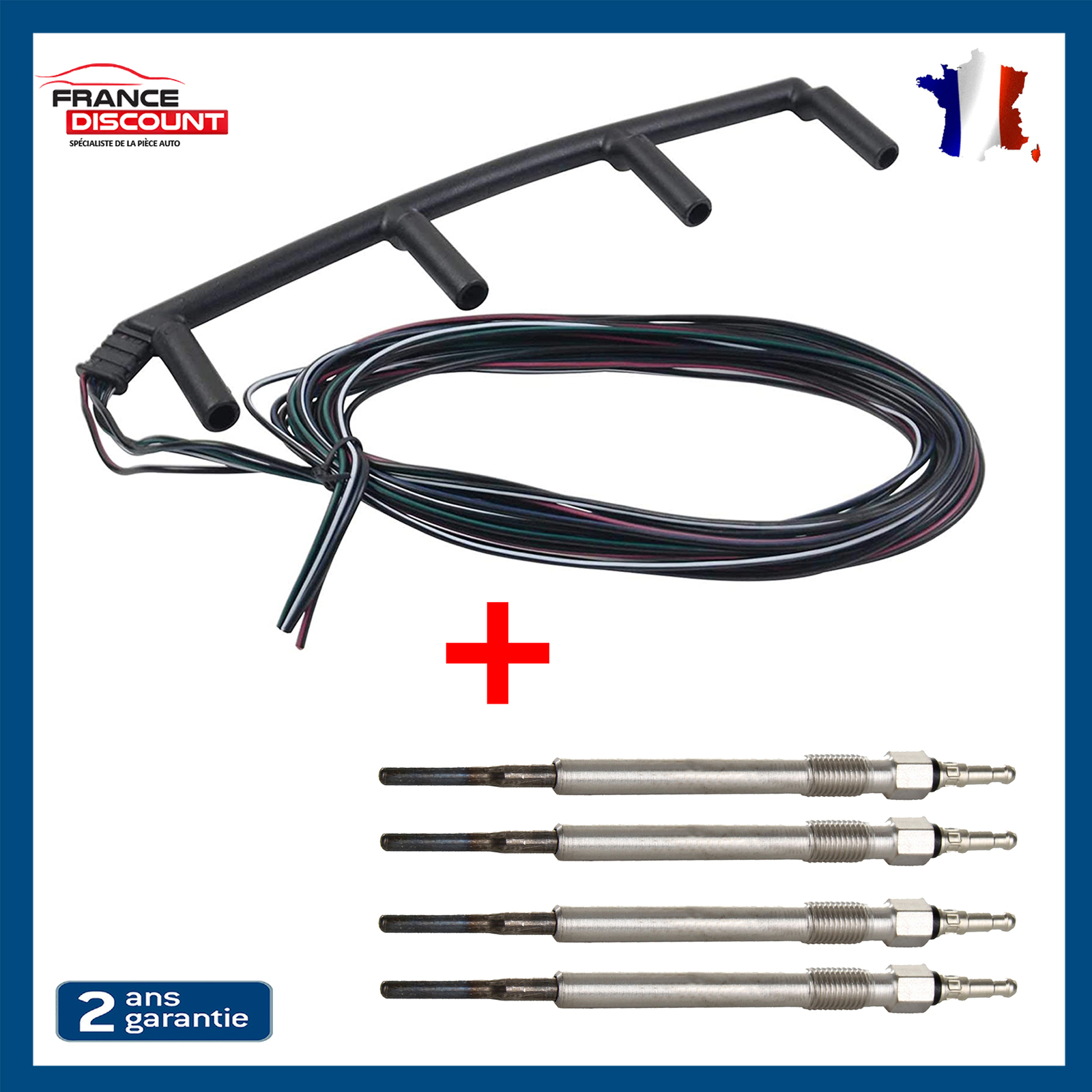 Câble d'alimentation de bougies de préchauffage pour réparer le démarrage de Passat B6