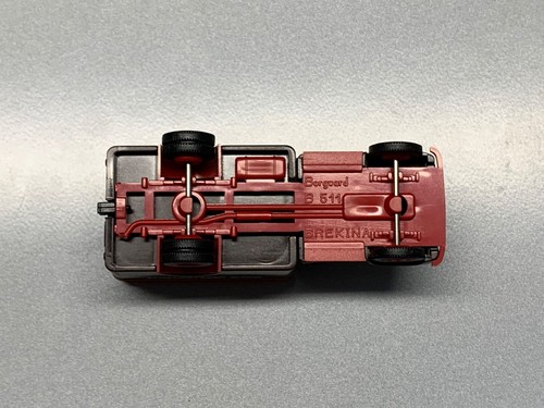Borgward B 511 VOX Kaffee Pritsche Koffer Kasten LKW rot braun H0 1:87 Brekina - Picture 12 of 12