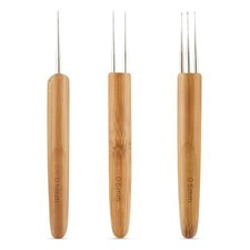 0.5 Aguja De Crochet Para Rastas - 0,5 Mm Aguja De Crochet Para Rastas 3 Piez -