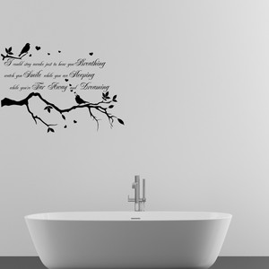 aerosmith dream song bedroom wall quote