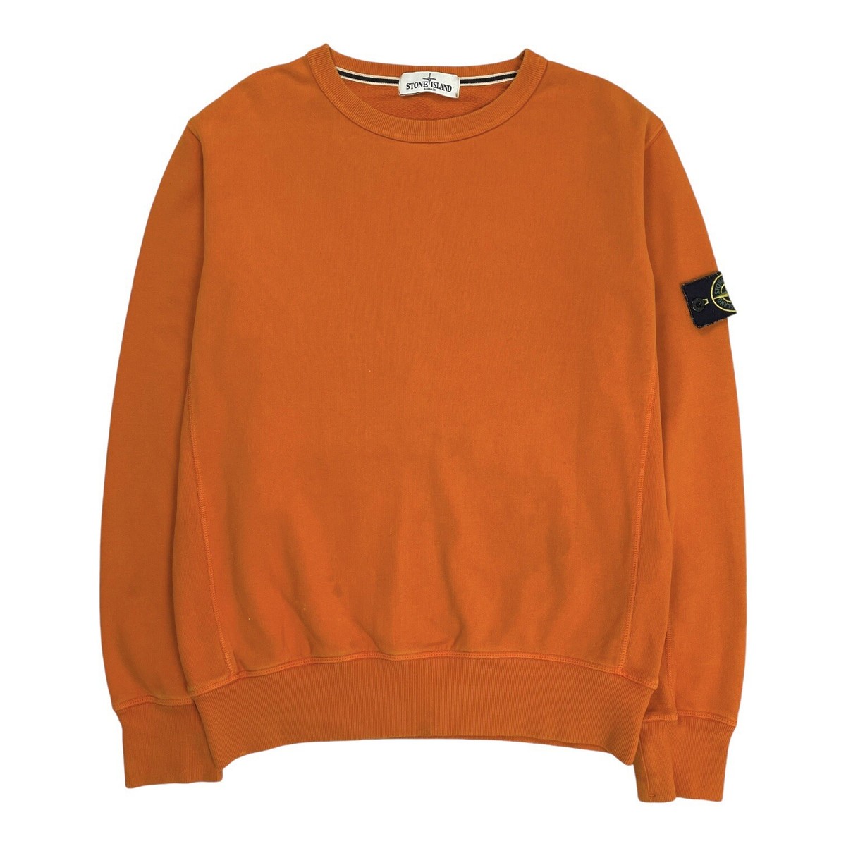 Wool Stone Island Pulli Orange Jumper Men Stone Island Orange