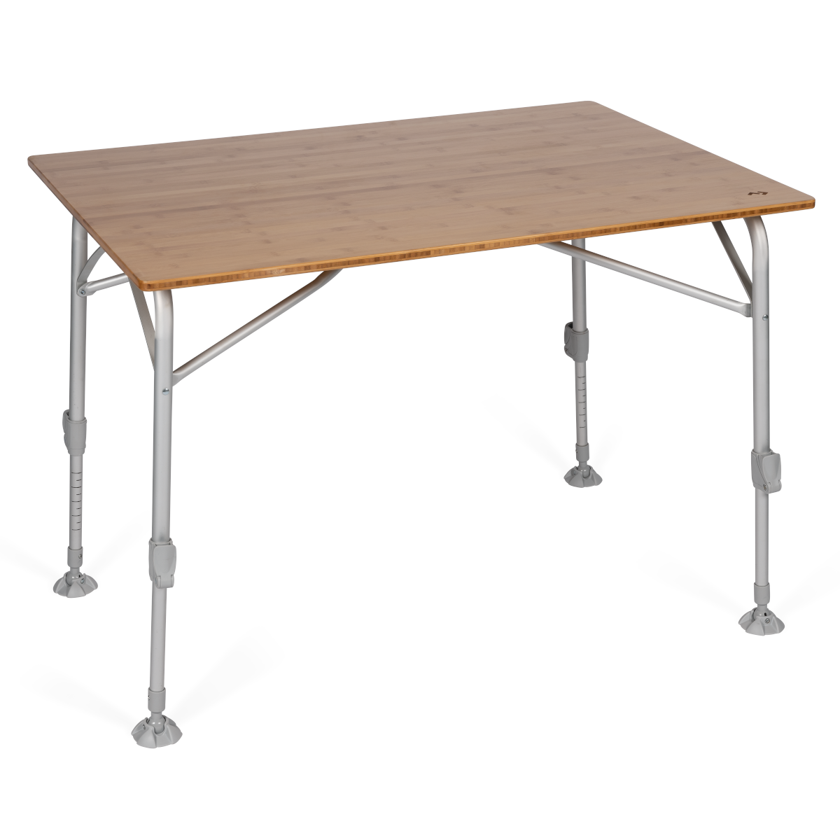 Dometic Large Bamboo Camping Table with Height Adjustable Legs