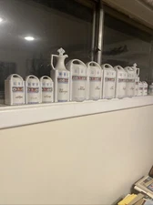 12 pc Germany Vintage Canister and Spice set with Lids/floral