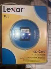NEW Lexar 128GB SD Memory Card Sealed