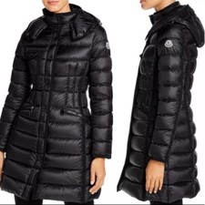 Moncler Hermine Down Puffer Long Coat Size 0
