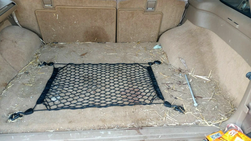 Red de carga de malla organizadora estilo piso maletero trasero para Chevrolet Blazer 1995-2005 Foto 2 de 4