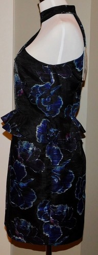 $395 Nicole Miller Womens Sz 4 Petal Drift Ruffle Dress One Shoulder Organza NEW - Picture 7 of 11