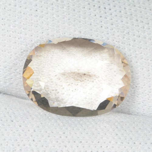4.05 ct TOP LUSTROUS - LIGHT PEACH PINK - NATURAL MORGANITE - Oval See Vdo RST - Picture 2 of 2