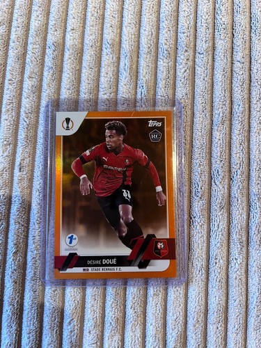 Desire Doue Topps UCC First Edition Rookie Orange /25 2022/23