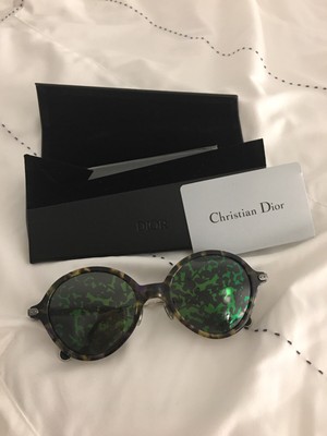 dior sunglasses green