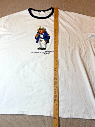 Selten: 5XB Polo Ralph Lauren Captain Bear Ringer Shirt Kurzarm Rundhals - Bild 7 von 7