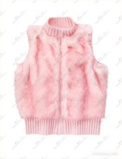 NWT Gymboree Enchanted Winter Faux-Fur Vest Size 5-6 7-8 10-12 Petal Pink Girls