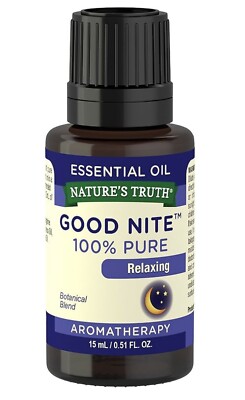 Nature's Truth Essential Oil Good Nite 0.51 Fl Oz Relaxing Botanical Blend 