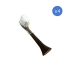 4x Philips Sonicare DiamondClean Adaptive Clean Brush Heads | Black | w/o Box