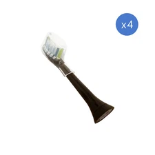 4x Philips Sonicare DiamondClean Adaptive Clean Brush Heads | Black | w/o Box