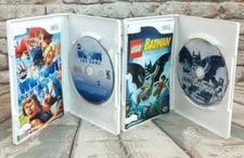 Nintendo Wii Video Game Bundle ~ ABC Wipeout & Lego Batman The Game ~ Complete