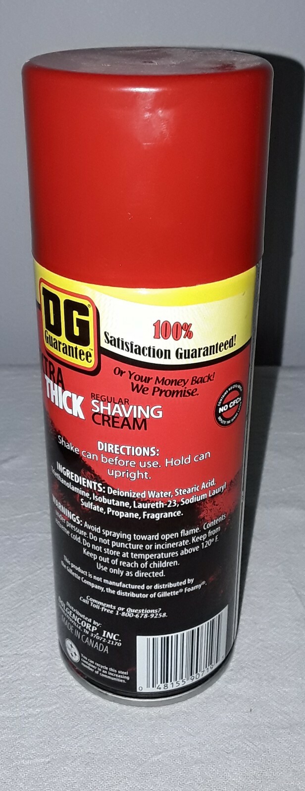 DOLLAR GENERAL EXTRA THICK REGULAR SHAVING CREAM eBay