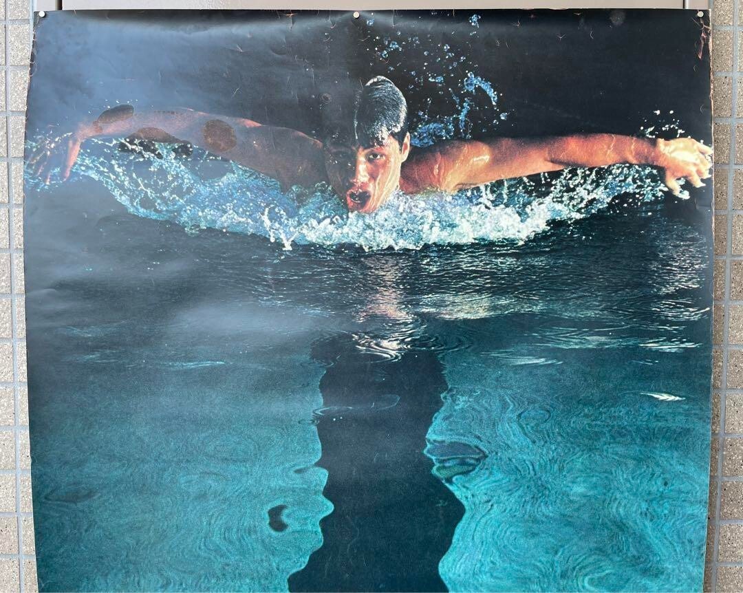 1964 Tokyo Olympics official Poster B1 Swimming Yusaku Kamekura