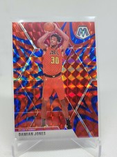 2019-20 Panini Mosaic Blue Reactive #34 Damian Jones - Atlanta Hawks A7A