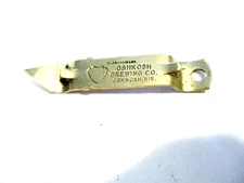 CHIEF OSHKOSH BEER CUSTOM BREWED FOR ALL WISCONSIN OSHKOSH BREWING CO B. OPENER