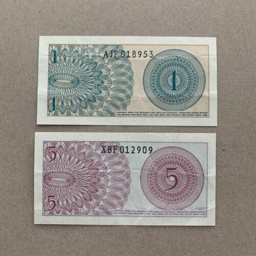 Used Indonesia Rupiah Banknote Lot 1964 Indonesia Currency Paper Money Set - Picture 2 of 3