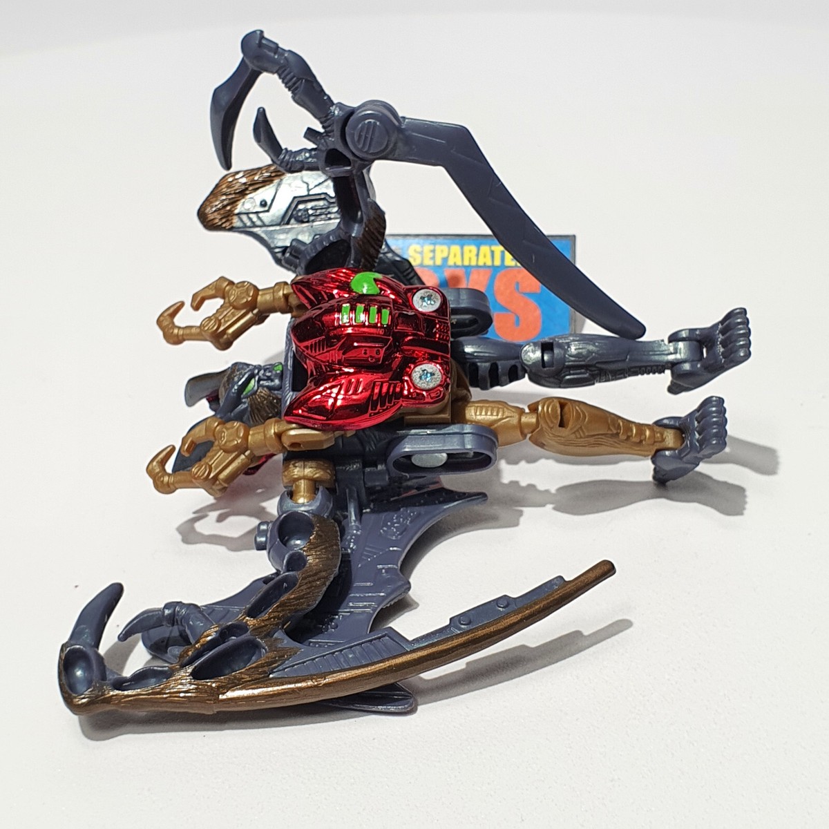 Transformers BeastWars ls2 Sonar 輸入版 Vtg Transformers Beast Wars SONAR COMPLETE figure B Basic