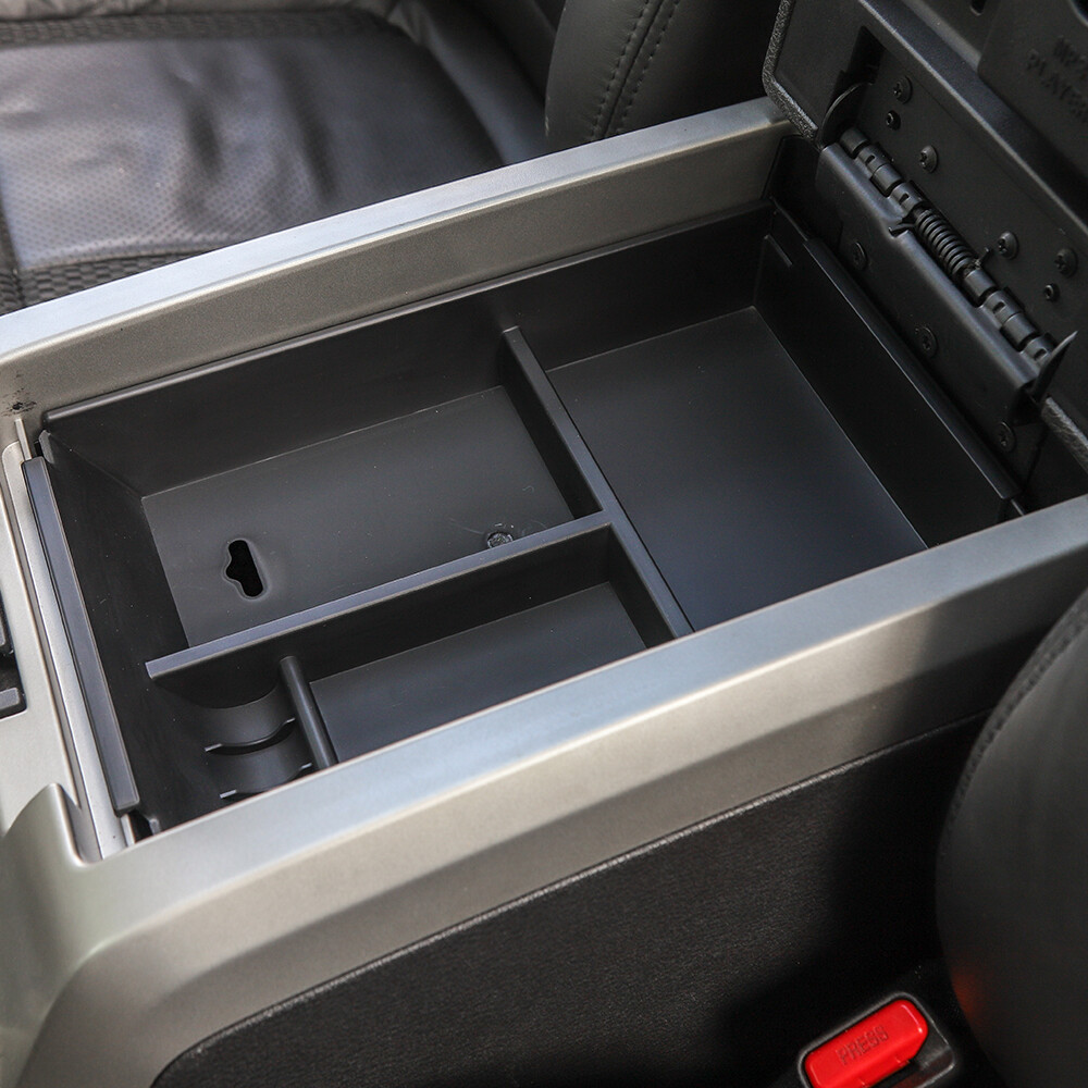 JeCar Center Console Storage Box, Passenger Organizer Tray For 2009-2014 Ford F150 Price In - Foto 2