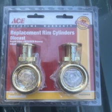 ACE DIECAST Replacement Rim Cylinders Locking Lock Keyed Alike KW1 Residential