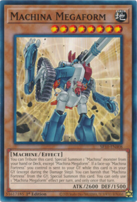 Machina Megaform - SR10-EN008 - Common - 1st Edition x3 - Near Mint