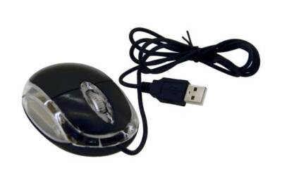 Compact size USB Mouse with LED