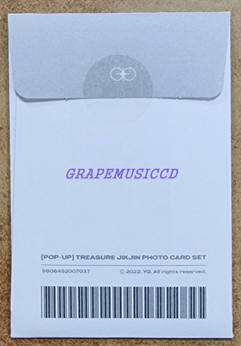 TREASURE JIKJIN POP-UP OFFICIAL MD GOODS PHOTOCARD PHOTO TREASURE JIKJIN POP-UP OFFICIAL MD GOODS PHOTOCARD PHOTO