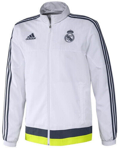 ウェア adidas Real Madrid Anthem Jacket 2015-16 adidas 2015/16 Real Madrid CF Anthem Jacket [White] (XS