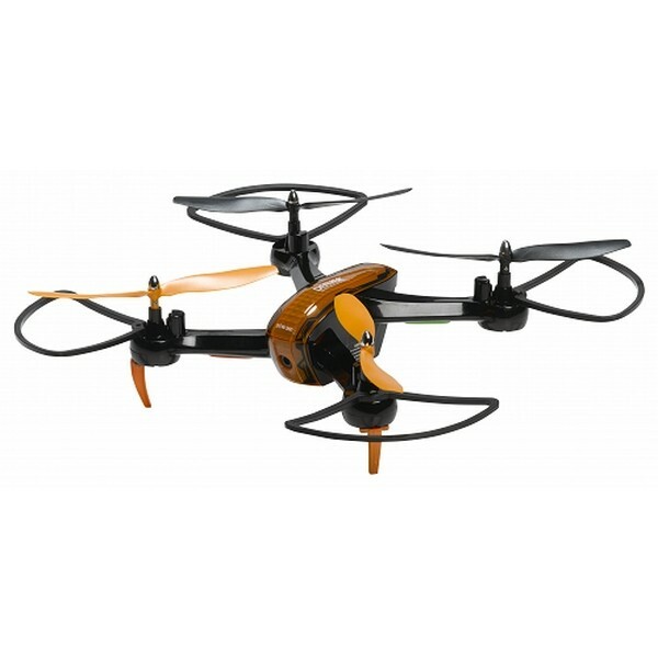 Drone orange avec caméra embarquée pour immortaliser vos randonnées