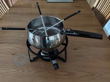 Fondue Set Ronson Varaflame Table Chef and accessories 