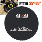 For Jeep Ford Bronco Hummer Honda SUVs Car Spare Tire Cover Protector 4x4OffRoad