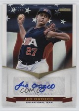 2012 Panini USA Baseball National Team 15U Signatures /299 Jio Orozco Auto 9l6