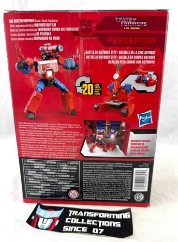 Transformers Studio Series 86 Deluxe Class Perceptor MISB - Picture 2 of 2