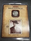 1881-S Morgan Silver Dollar Coin & WYATT EARP Stamp Set - Legends Of The West