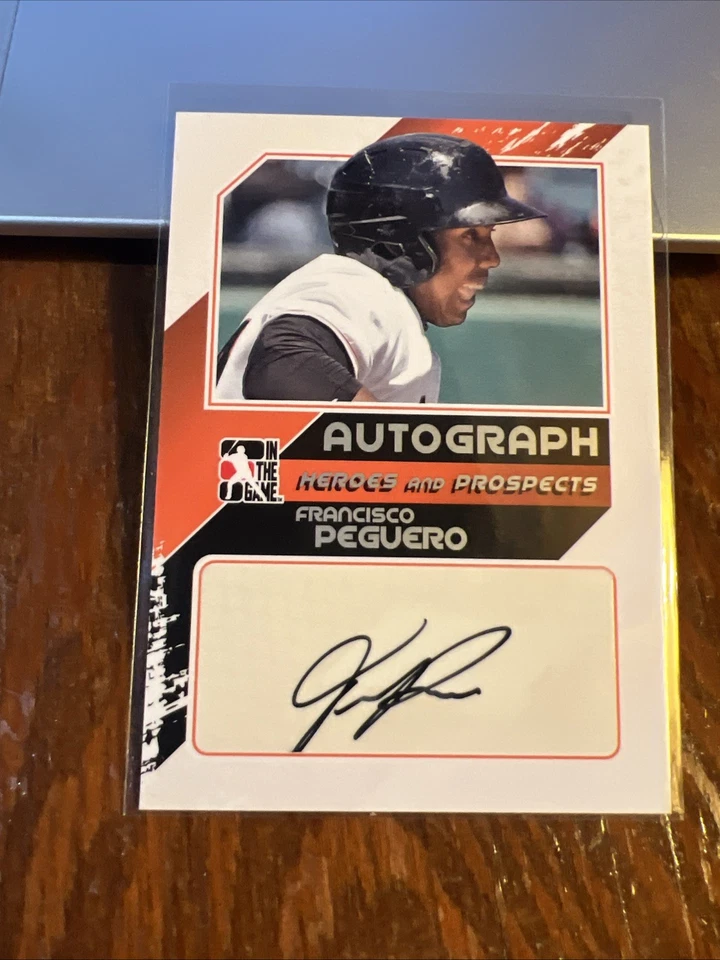 Francisco Peguero 2011 ITG Heroes and Prospects Close Up Silver Auto #A-FP2 /190 - Image 3 of 4