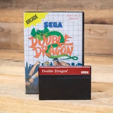 Double Dragon Game Cartridge with Case for Sega Master System U287684