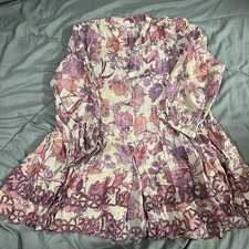 Damen Minikleid kurz Langarm V-Ausschnitt Blu...
