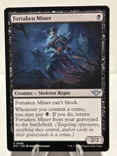 Forsaken Miner 88 U Outlaws of Thunder Junction NM MTG