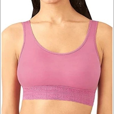 NWOT b.tempt'd Wacoal Rose Size Medium Ultra Soft Lace Crop Bralette Bra 910253