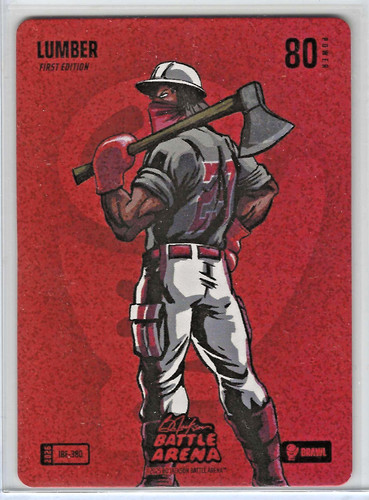 2026 Bo Jackson Battle Arena `Lumber` James Wood Red Battlefoil Brawl #IBF-380