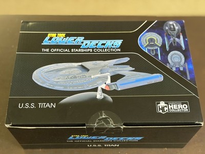 Eaglemoss Star Trek USS Titan NCC-80102 Lower Decks With Margazine New Starship